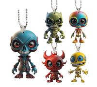 Pendentif de voiture étranger - Décoration suspendue de voiture, pendentif acrylique pour décoration intérieure de voiture | Alien Ornament 2 D Acrylique Auto Rétroviseur Suspension, Accessoires