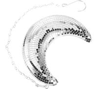 Pendentif décoratif disco à suspendre, pendentif lune disco, diffuseur réfléchissant en mousse, pour bar, décoration de fête