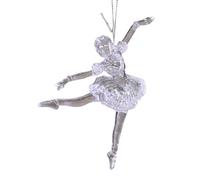 Pendentif décoratif en acrylique pour sapin de Noël et voiture Motif danseuse de ballet