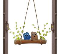 Pendentif décoratif en verre de mer fait à la main | Oiseaux arc-en-ciel Décoration murale pour salon, chambre à coucher, cuisine, fête, fête, balcon, jardin