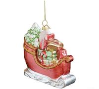 Pendentif décoratif festif en plastique pour décoration de sapin de Noël, convient pour la maison de vacances ou les lieux de fête et l'atmosphère saisonnière (F)
