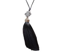 Pendentif délicat tissé à la main en forme de nœud chinois pour les amateurs de culture traditionnelle et cadeaux uniques