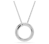 Swarovski Pendentif Dextera, Pavé, Blanc, Métal rhodié