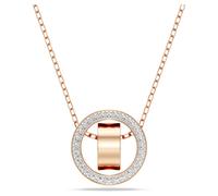 Pendentif Dextera, Pavé, Blanc, Placage de ton or rosé OS