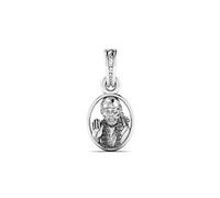 Pendentif Dieu Shree Sai Baba en argent sterling 92,5 pour homme et femme - Médaillon Seigneur Sai Baba en argent sterling pur pour la bonne richesse et la santé, y compris chaîne en argent, argent