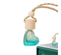 Pendentif diffuseur d'arômes - Récipient de parfum d'intérieur tendance, mini récipient coloré | Porte-parfum automobile transparent, compatible avec les espaces de voyage avec Absorption de, dé