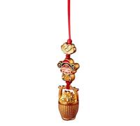 Pendentif - Dode de richesse de Dieu rgent qui attire , accessoire téléphonique, figure de spirituelle pour hommes, femmes, bijoux