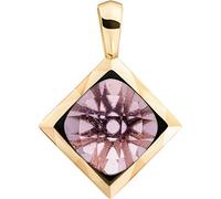 Pendentif doré avec quartz rose SPG32-G59.