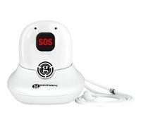 Pendentif d'Urgence SOS Additionnel avec Fonction Mains Libres Geemarc Blanc G