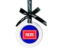 Pendentif d'urgence SOS Poster Art Déco Mode Ornement Charme Aromathérapie