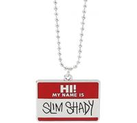 Pendentif Eminem Hi my nam is Slim Shady neuf