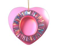 Pendentif en acrylique O Christma Holiday Decor - Décoration de mariage et décoration de Noël pour les jeunes mariés