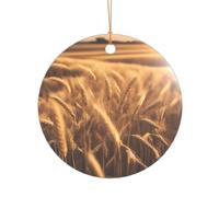 Pendentif en acrylique pour décoration de Noël en forme de champ de blé, décoration de mariage et décoration de Noël pour les jeunes mariés