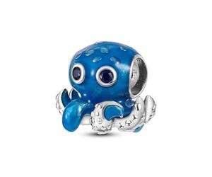 Pendentif en argent sterling 925 avec attrape-rêves en forme de chien, motif ballon de football et chien, compatible avec les bracelets à breloques Pandora Moments, 4mm Hole, Métal Argent sterling