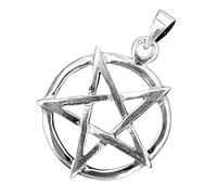 Pendentif en Argent Sterling 925 Pentagramme N ° 137