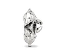 Pendentif en argent sterling 925 poli avec reflets oxydés SimStars 2 dauphins 13,64 x 4,55 mm de large pour femme
