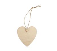 Rayher 62844505 Pendentif en bois Coeur , FSC100%