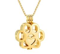 Pendentif en cendres d'animaux de compagnie - Bijoux souvenir, collier d'urne étanche, médaillon commémoratif avec vis de scellage, breloque commémorative pour accessoires commémoratifs de deuil, réci