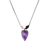 Pendentif en cristal, collier en cristal en forme d'amour, collier en pierre naturelle, bijou unique pour femme, collier en cristal mystique pour homme, esprit