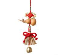 Pendentif en forme de balai pour décoration de la maison, créant une atmosphère joyeuse tout au long de la saison (D)