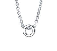 Pendentif En Forme De Bloc De Lettres Alphabet A-Z Collier Initial En Argent Sterling Pour Les Femmes Pour La Lettre Du Nom De L'Adolescent