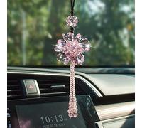 Pendentif en forme de boule de cristal pour rétroviseur de voiture - Attrape-soleil pour voiture