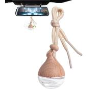Pendentif en forme de bouteille de parfum en verre - Design élégant | Parfum de voiture haute dureté, flacon désodorisant rechargeable pour la famille, les amis, les collègues, la voiture