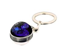 Pendentif en forme de clé zodiacs - Porte-clés, porte-clés astrologie | Accessoire de sac à main phosphorescent, ornement de sac céleste, porte-clés horoscope, clip de sac à dos élégant, étiquette de
