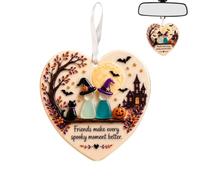 Pendentif en Forme De Cœur d'halloween pour Ami, Décor De