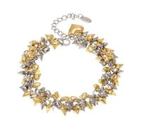 Pendentif en forme de cœur tendance et résistant aux allergies, bijoux en acier inoxydable pour elle, accessoire de superposition élégant pour femme, accessoires simples et tendance
