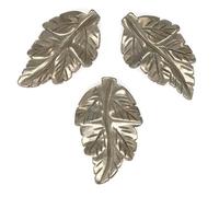 Pendentif en forme de feuille 40 mm, pierre précieuse cristal quartz avec trou for collier, accessoire bijouterie(Color26,40PCS)