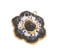 Pendentif en forme de fleur inspiré de la nature pour bijoux faits à la main, accessoires et cadeaux, pendentif fleur élégant pour femme, taille unique, Comme décrit, Comme décrit.