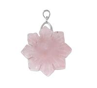Pendentif en forme de flocon de neige avec pierres précieuses naturelles sur le thème de Noël pour femme, Moyen, Comme décrit, Comme décrit.
