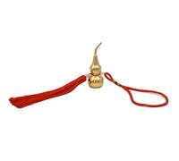 Pendentif en forme de gourde en cuivre à suspendre symbolise la prospérité et la chance, idéal pour la maison ou pour offrir une décoration miroir de voiture