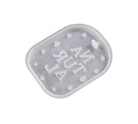 Pendentif en forme de lettres de Noël, forme de goutte adhésive, petit flocon de neige, bonhomme de neige, décoration murale, moule en silicone pour sapin de Noël, forme de flocon de neige