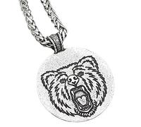 Pendentif en forme de patte d'ours viking nordique pour homme, pendentif griffe d'ours punk, hip-hop, collier gothique, viking, rune tête d'ours, pendentif rétro rock, celtique, chevalière totem, Non