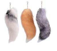 Pendentif en forme de queue de renard en fausse fourrure de renard, 17