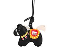 Pendentif en Forme de Sac - Acessórios Para Passaporte De Couro PU 250th - Breloque Pour Porte-Clés Chinois Année Du Cheval,Pour Petite Amie Famille Amis Couples Sœurs Sac À Dos Tote Housse De Tél