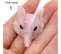 Pendentif En Forme De Tête De Loup,, Pierre Naturelle, 1.5 Pouces, Artisanat, Cristal De Guérison, Bijoux Animaux, Fabrication D'accessoires De Cou, 1 Pièce