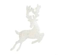 Pendentif en forme d'élan de vacances à suspendre avec cloche à paillettes pour sapin de Noël et décorations d'événement, convient pour la maison, le bar, le restaurant, le club et les centres