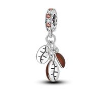Pendentif en grains de café, breloque de bracelet en perles, convient aux bracelets de 3 mm à 4,5 mm