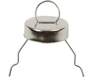 Pendentif en métal argenté pour enfant - Creotime - 13 mm - Lot de 25