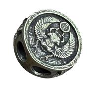 Pendentif en métal pour porte-clés et sac à dos - Décoration unique en paracorde, taille unique, Comme décrit, Comme décrit.