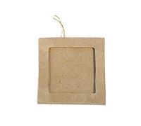 Pendentif en Papier mâché Porte-Traits carré 9 x 9 cm 3 mm.