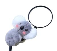 Pendentif en peluche Koala - Construction textile en coton doux, adorable clip de charme animal, fixation de sangle suspendue avec ornement de fixation à boucle élastique | Copain décoratif portable p