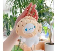 Pendentif En Peluche Mignon De Chien De Jade Avec Porte-Clés En Or Pour Filles Accessoire De Sac À Main Cadeau Populaire Coloré 13cm