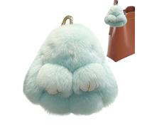 Pendentif en peluche pour sac à main, porte-clés de lapin - Pendentif de porte-clés de lapin de dessin animé - Pendentif de sac rempli portable, joli porte-clés décoratif pour porte-monnaie, t, Menthe