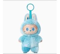 Pendentif en peluche vinyle - AMOUNE - LABUBU 3.0 - Édition limitée - Bleu - 10-16 cm