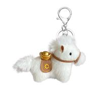 Pendentif en peluche War Horse - 10 cm Année du cheval mascotte | Porte-clés du zodiaque en forme d'animal en peluche pour femmes, hommes et filles | Porte-clés cheval - Cadeau pour,