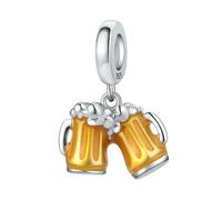 Pendentif En Perles De Café Et Bière, Gourmette Et Charme De Vie, Adapté Aux Bracelets Originaux, Cadeau Pour Femmes, Fabrication De Bijoux Fins